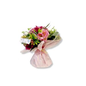 Bouquet bulle de fleurs artificielles