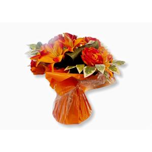 Bouquet bulle de fleurs artificielles